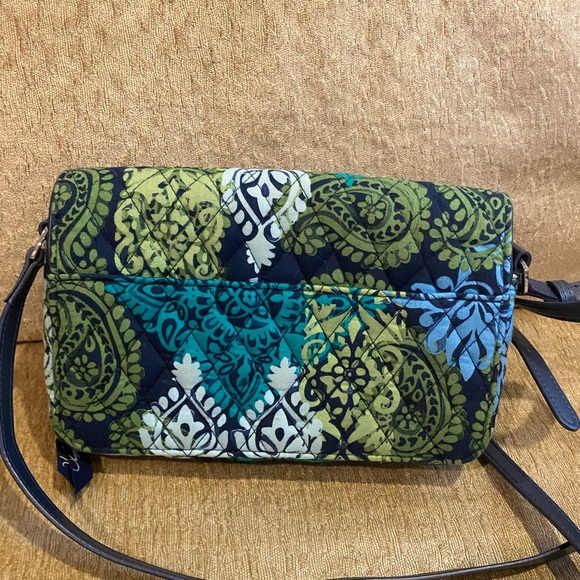 ❤️VERA BRADLEY CARIBBEAN SEA CROSSBODY - Picture 8 of 8
